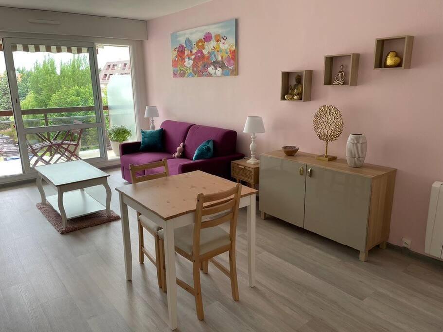 Petit Studio Zen Avec Parking Gratuit Reserve Houlgate Bagian luar foto